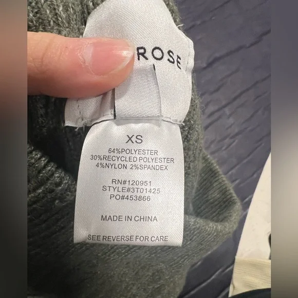 NWT Pink Rose XS Women’s green soft pants - Picture 5 of 5